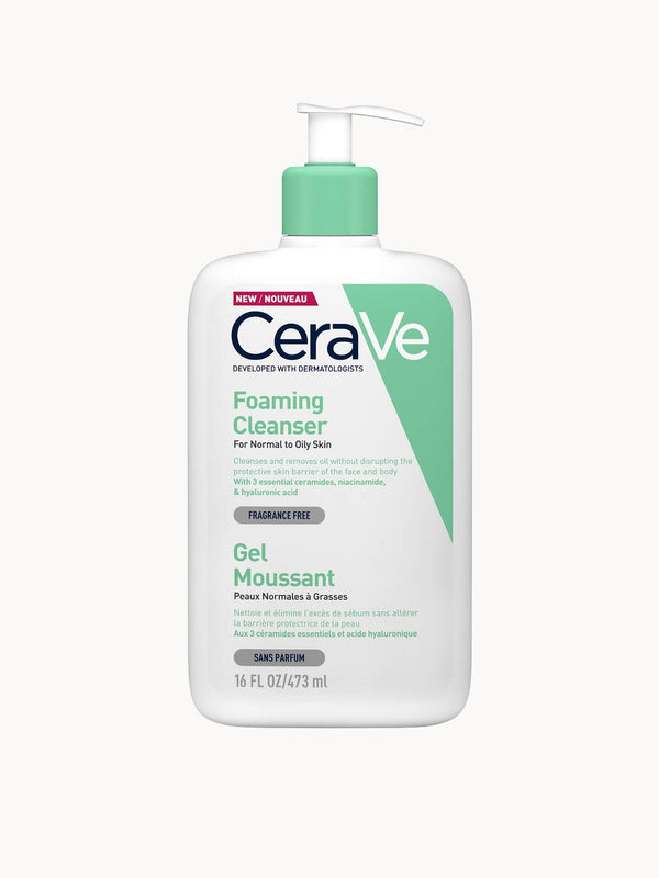 CeraVe Foaming Cleanser for Normal to Oily Skin 473ml