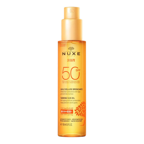 NUXE Sun Tanning Sun Oil - High Protection SPF50 150ml