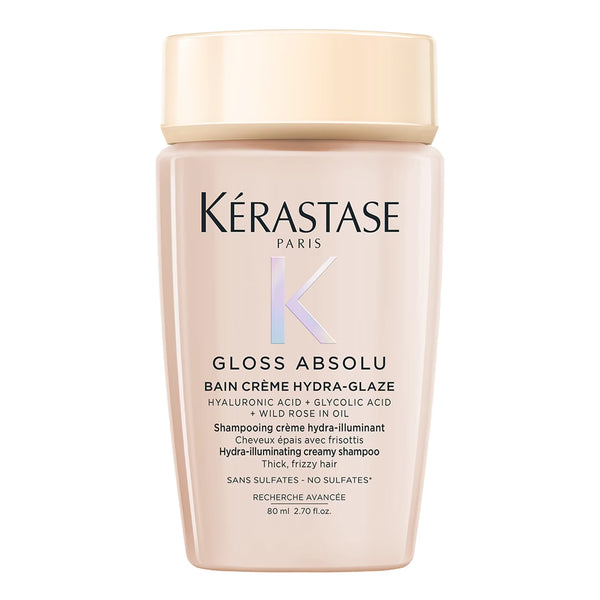 Kérastase Gloss Absolu Bain Crème Hydra-Glaze Shampoo For Thick Frizzy Hair 80ml
