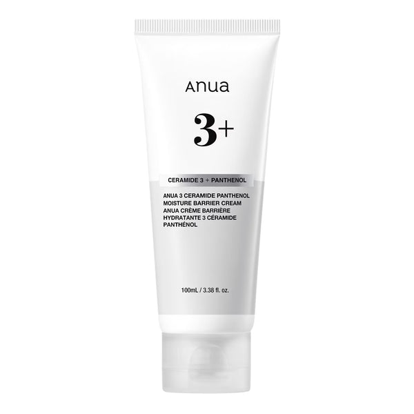 ANUA 3 Ceramide Panthenol Moisture Barrier Cream - hydrates and soothes redness 100ml