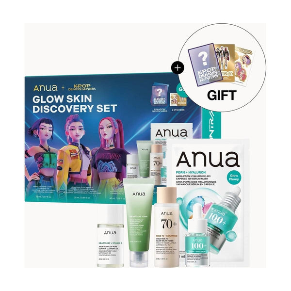 ANUA KPop Demon Hunters Glow Skin Discovery Set - ANUA