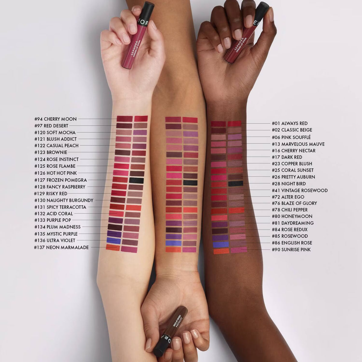 SEPHORA COLLECTION Cream Lip Stain Matte Liquid Lipstick 5ml