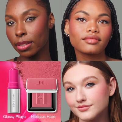 HAUS LABS BY LADY GAGA Color Fuse Innovation Glassy Balm + Powder Blush Duo