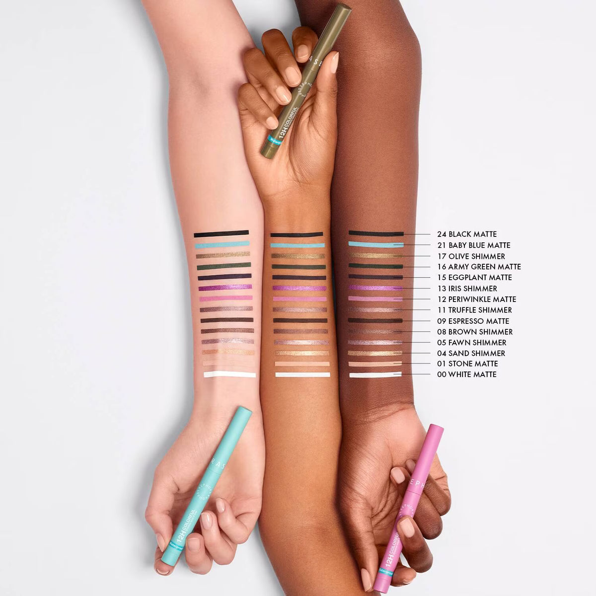 Sephora Collection 12h Colorful Eyeshadow Stick & Liner 1.4g