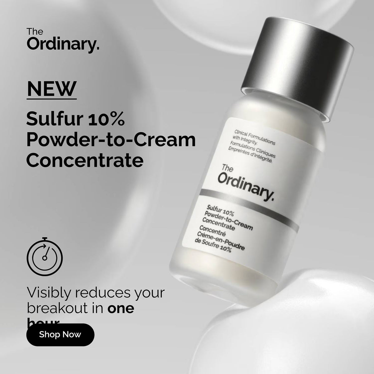 The Ordinary Sulfur 10% Powder-to-Cream Concentrate