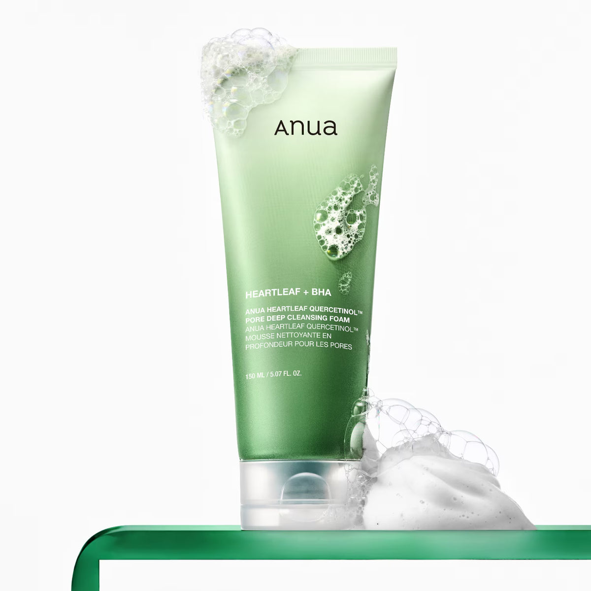 ANUA Heartleaf Quercetinol Pore Deep Cleansing Foam - calming and pore purifying 150ml