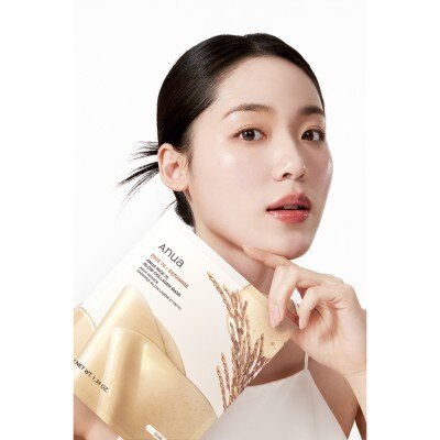 ANUA Rice 70 Glow Collagen Mask - improves hydration and elasticity 38g