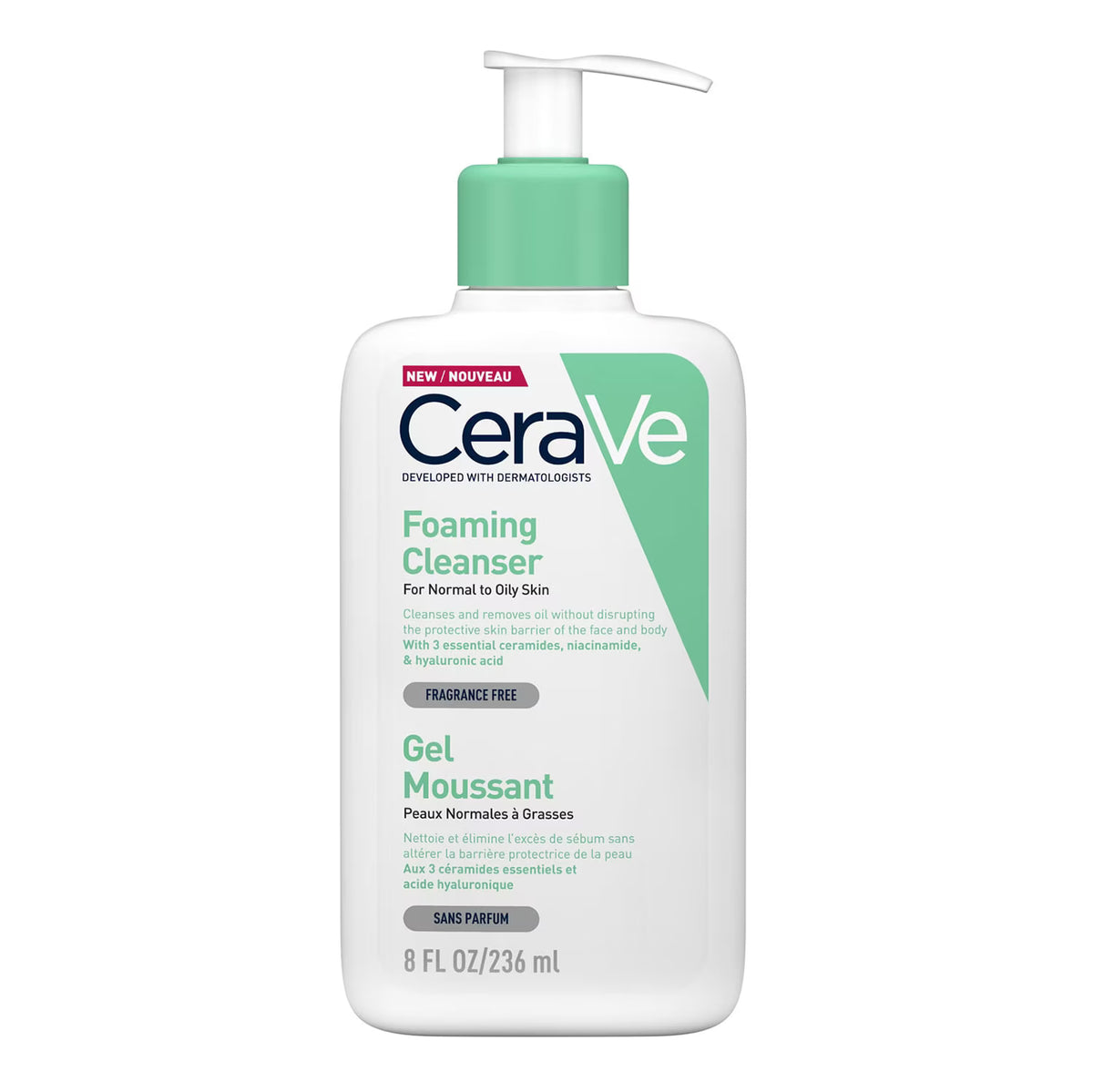 CeraVe Foaming Cleanser for Normal to Oily Skin  236ml