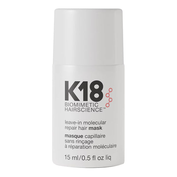 K18 Biomimetic Hairscience Leave-in Molecular Repair Hair Mask - Treatment for Damaged Hair 15ml