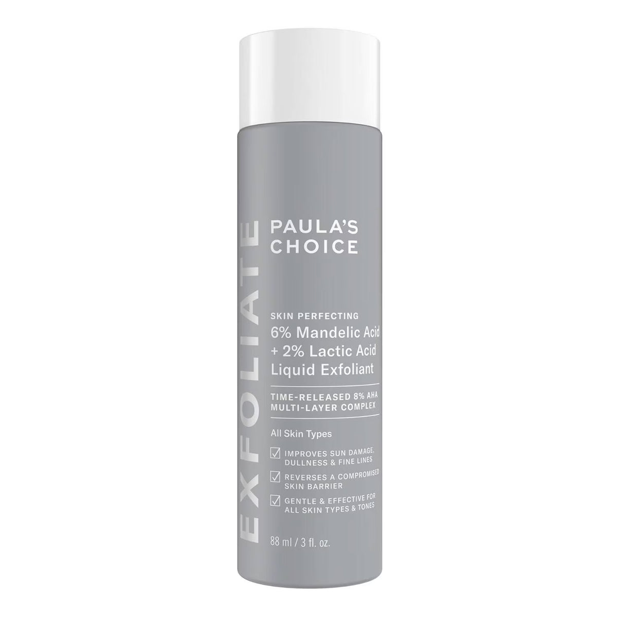 Paula's Choice 6% Mandelic + 2% Lactic Acid Liquid Exfoliant 88ml