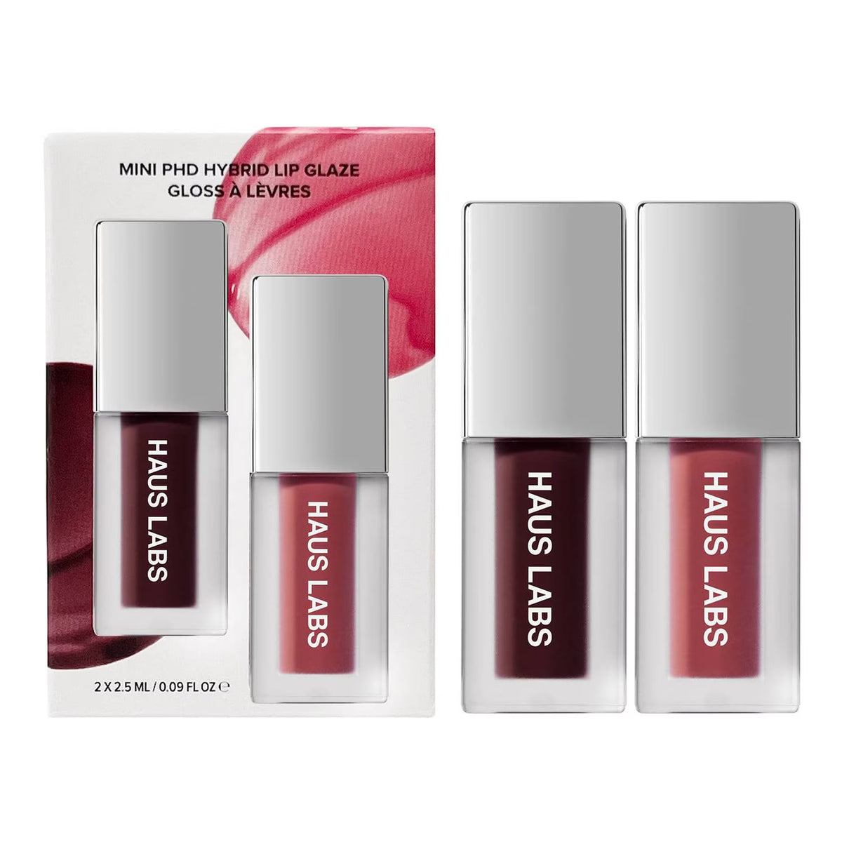 HAUS LABS by Lady Gaga – Mini PhD Hybrid Lip Glaze Duo Set