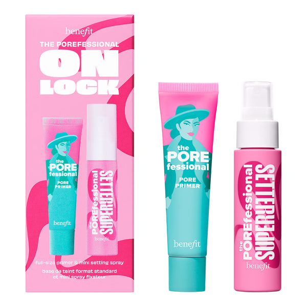 Benefit Porefessional On Lock – The POREfessional On Lock primer & setting spray Set
