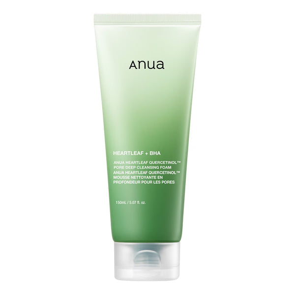 ANUA Heartleaf Quercetinol Pore Deep Cleansing Foam - calming and pore purifying 150ml