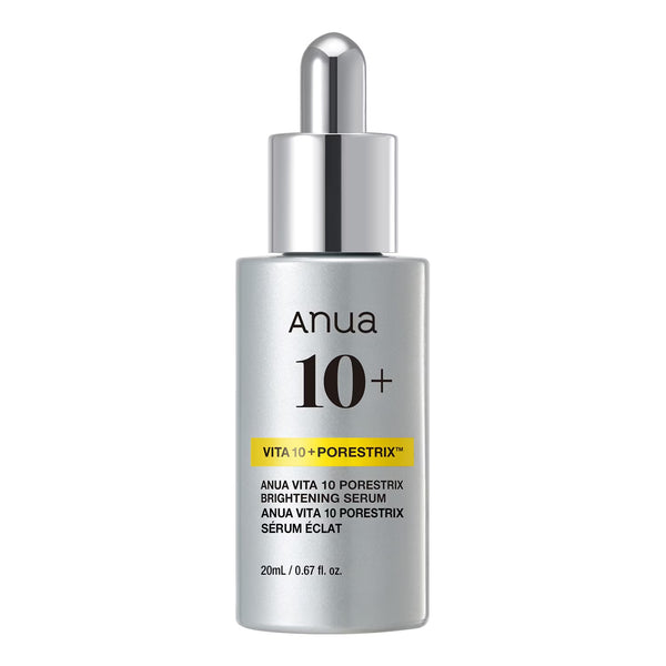 ANUA Vita 10 Porestrix Brightening Serum - hydrates and refines pores 20ml