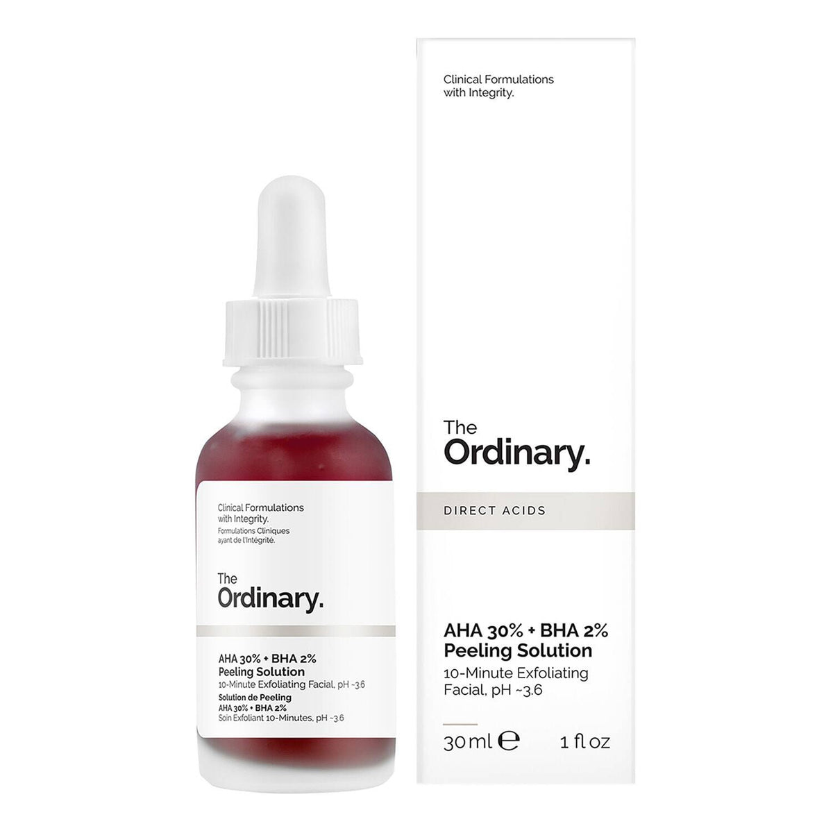 THE ORDINARY Peeling Solution AHA 30% + BHA 2% 30 ml