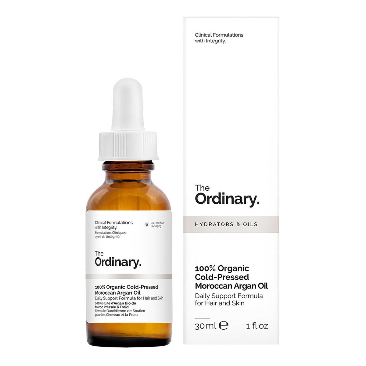 THE ORDINARY 100% Cold-pressed Moroccan Argan Oil - Hair and Body Oil  30 ml
