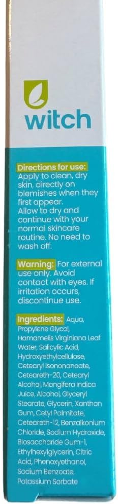 Witch Blemish Clearing Spot Gel with Salicylic Acid and Witch Hazel 15ml AMZ
