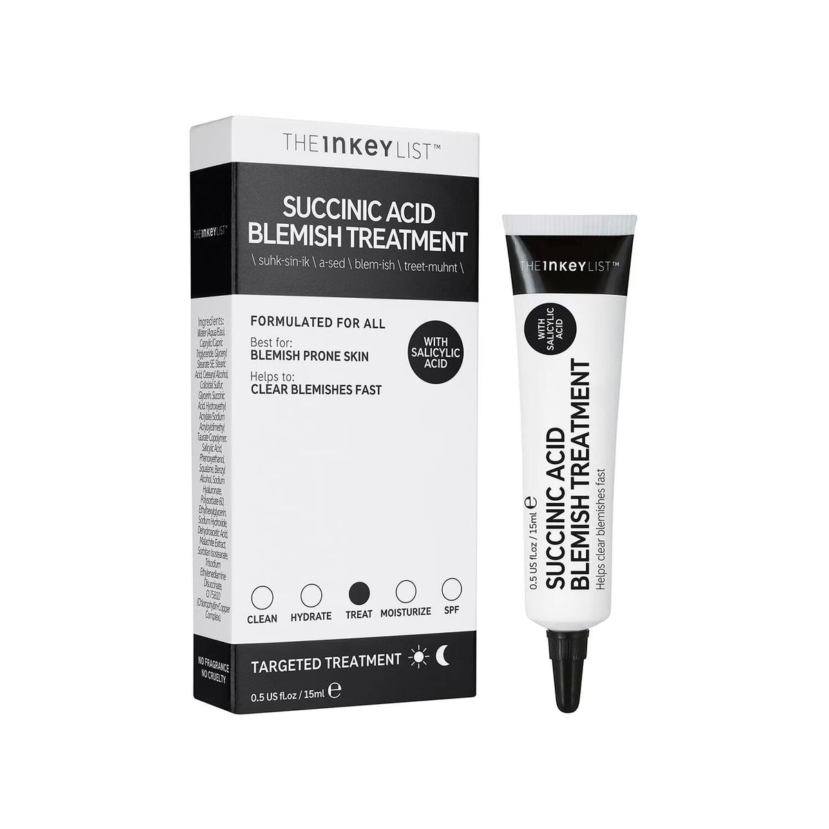 The INKEY List Succinic Acid Blemish Treatment 15ml