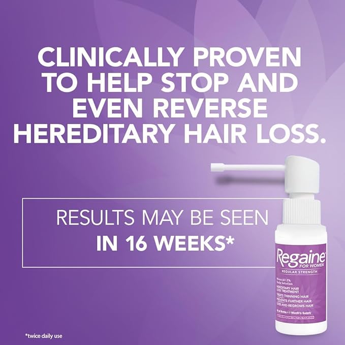 Regaine Women's Regular Strength Hair Loss and Hair Regrowth Solution 60ml