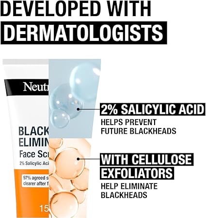 Neutrogena Blackhead Eliminating Face Scrub (1x 150ml)