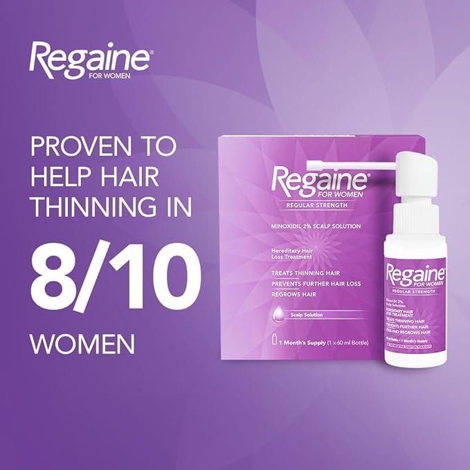 Regaine Women's Regular Strength Hair Loss and Hair Regrowth Solution 60ml