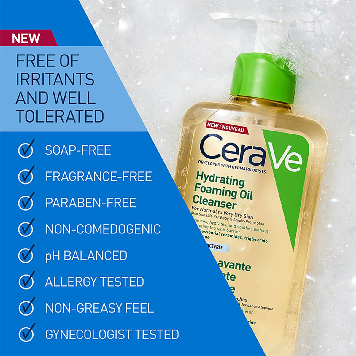 CeraVe Hydrating Foaming Oil Cleanser 236ml