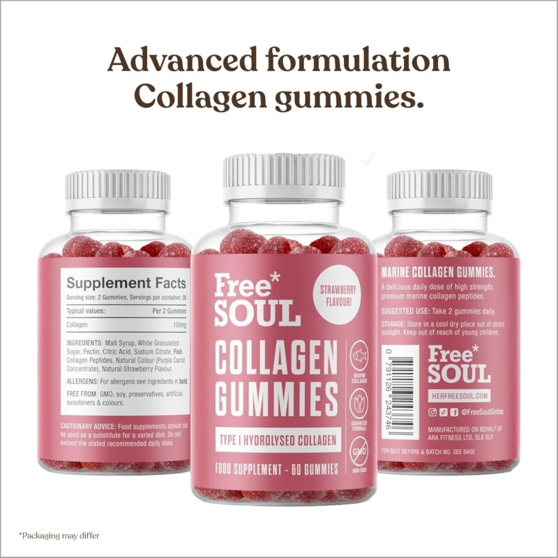 Collagen Gummies – Hydrolyzed Collagen Supplement for Skin, Hair, Nails & Joint Health AMZ