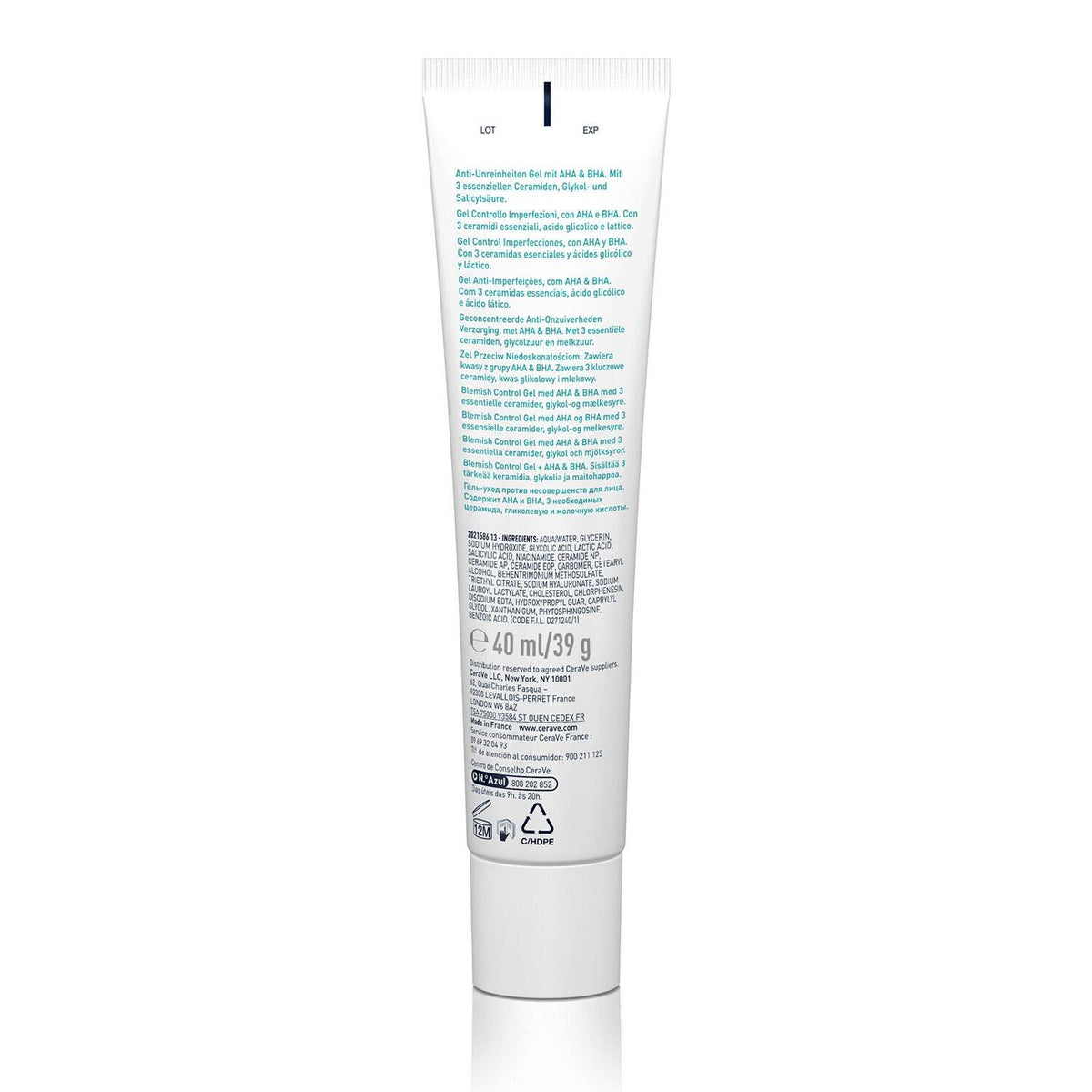 CeraVe Blemish Control Gel Moisturiser with 2% Salicylic Acid & Niacinamide 40ml