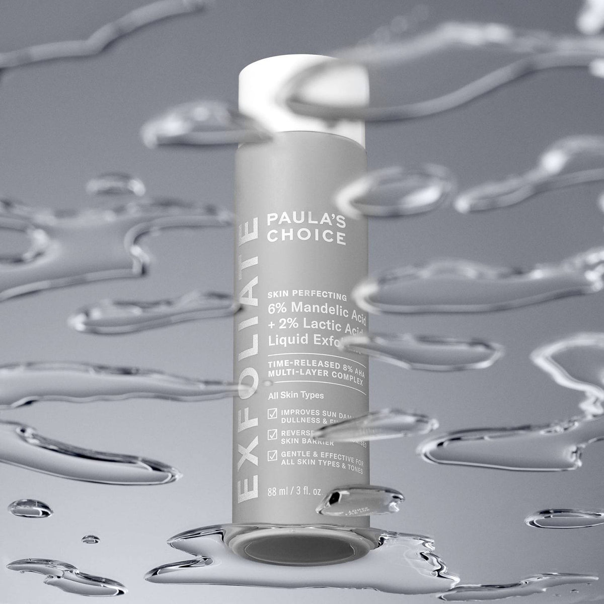 Paula's Choice 6% Mandelic + 2% Lactic Acid Liquid Exfoliant 88ml