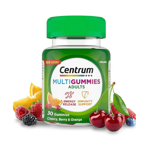 Centrum Multivitamin Gummies for Adults – 30 Chewable Gummies in Mixed Fruit Flavors  AMZ