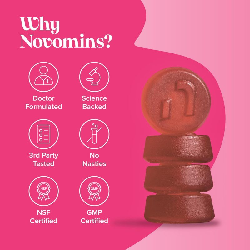 Novomins Folic Acid 400mcg 90 Gummies