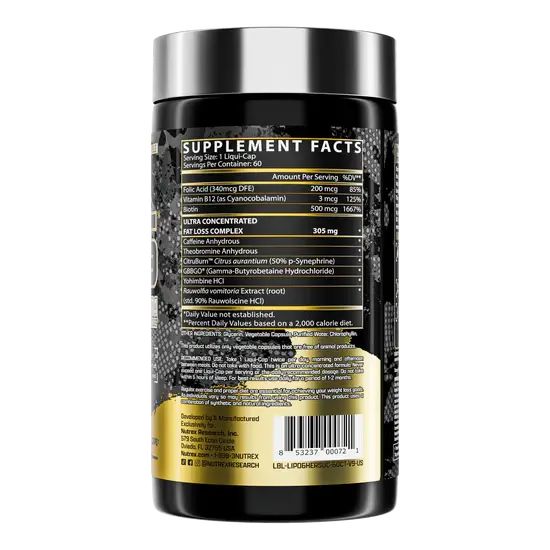 Nutrex Lipo-6 Black Hers Ultra Concentrate 60 caps