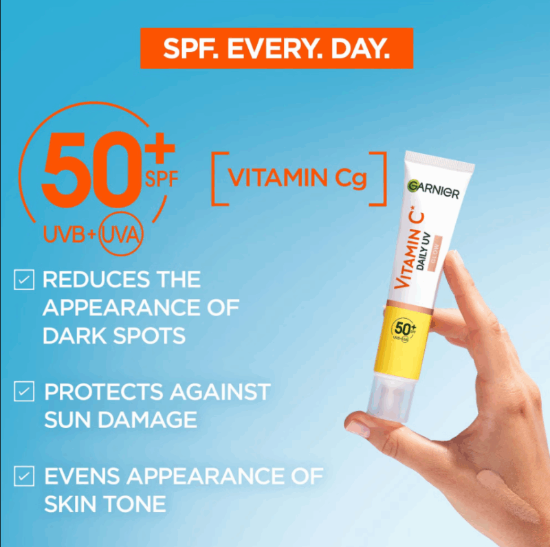 Garnier Vitamin C Daily UV Brightening Fluid Glow SPF 50+ 40ml