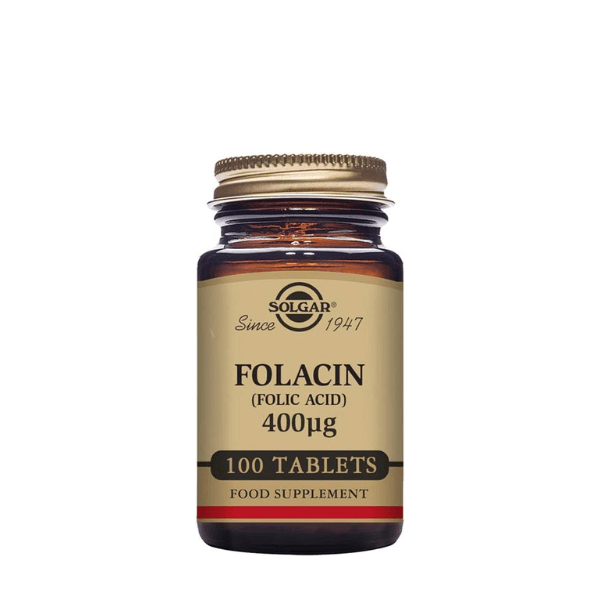 Solgar Folacin Folic Acid 400µg 100 Tablets