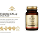 Solgar Folacin Folic Acid 400µg 100 Tablets