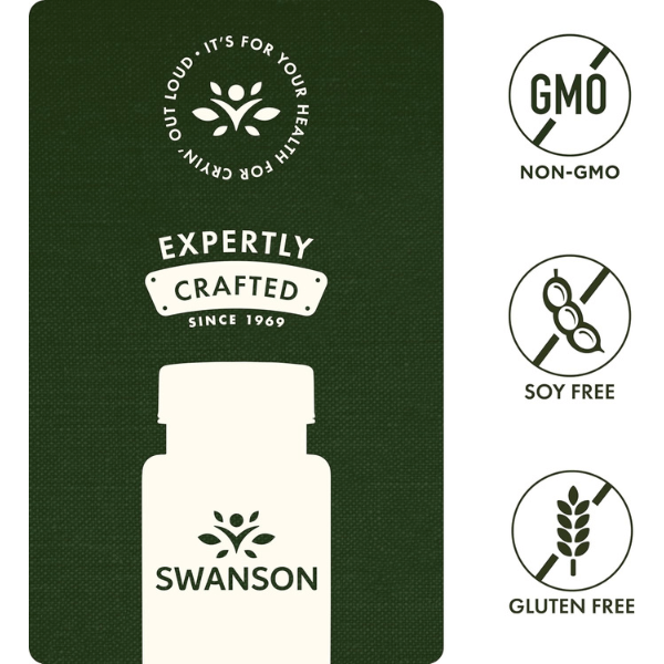 Swanson Folic Acid 800mcg 250 caps