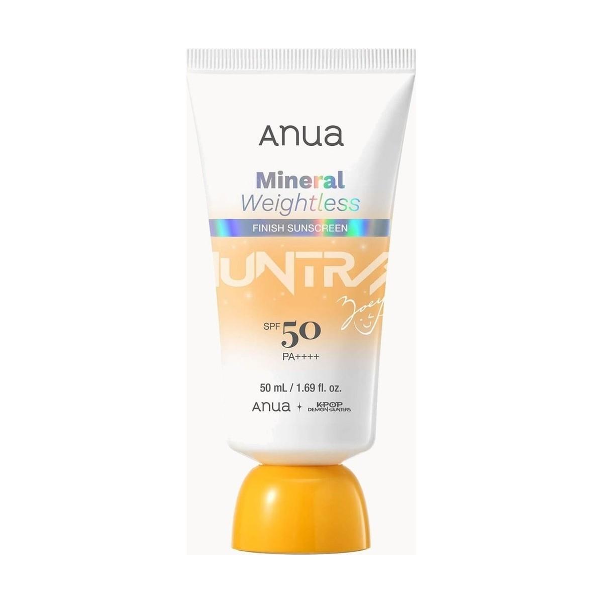 ANUA KPop Demon Hunters Mineral Weightless Finish SPF50 Sunscreen 50ml - ANUA