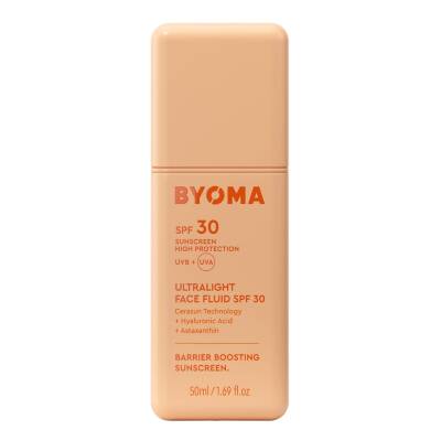 BYOMA Ultralight Face Fluid SPF30 Sunscreen 50ml