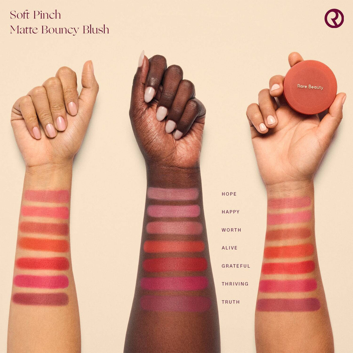 RARE BEAUTY Soft Pinch Matte Bouncy Blush - Cream-to-Powder
