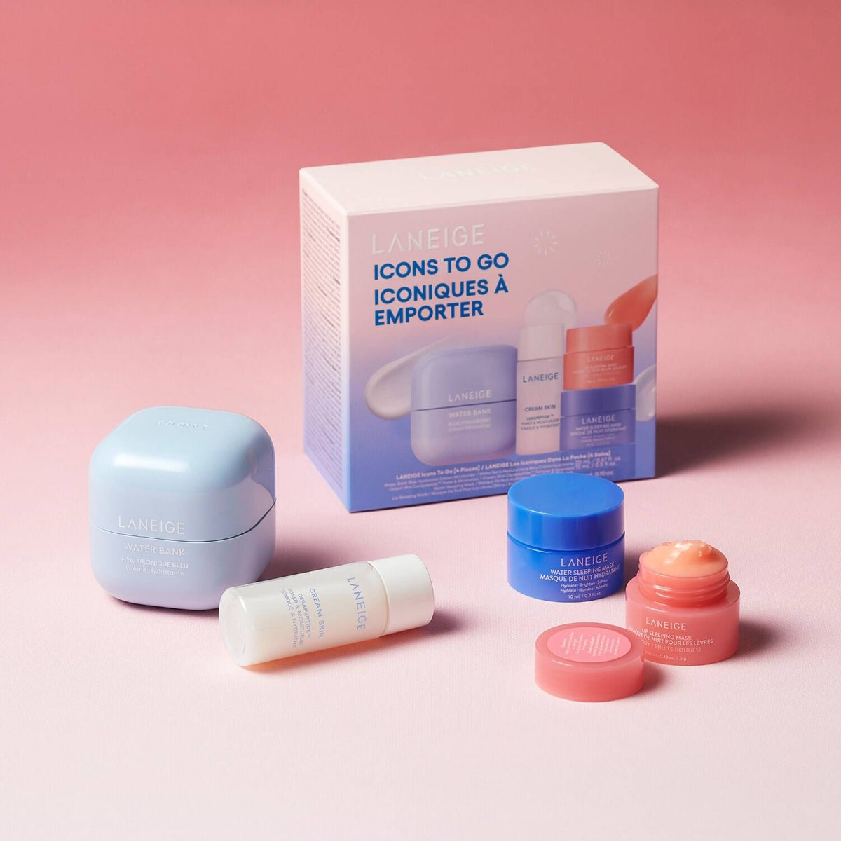 Laneige Icons To Go Iconic Face Skincare Set