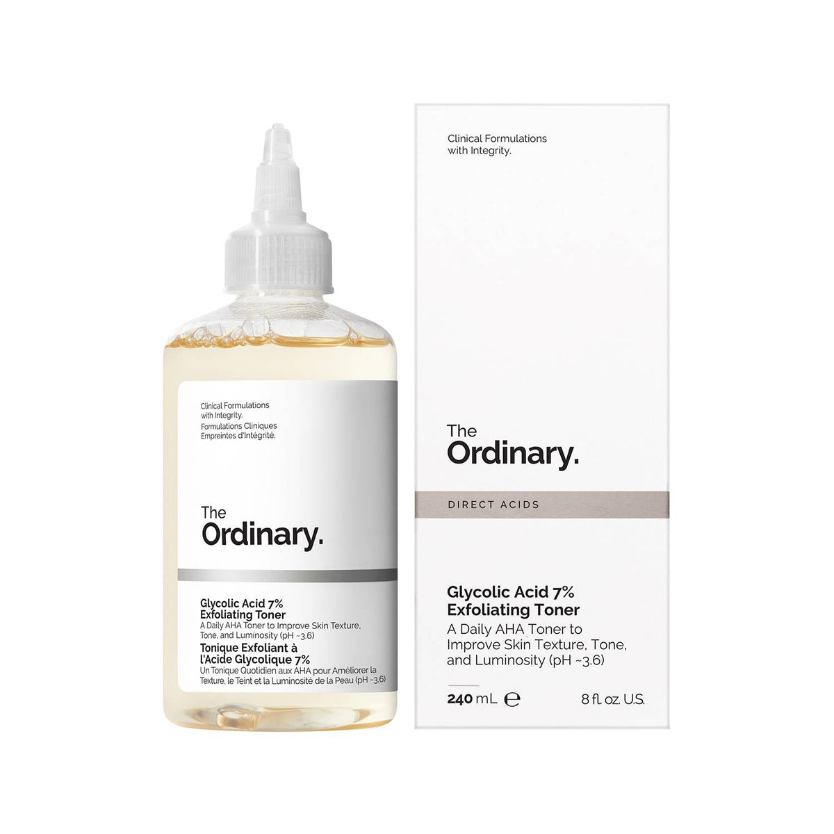 The Ordinary Glycolic Acid 7% Exfoliating Toner 100ml