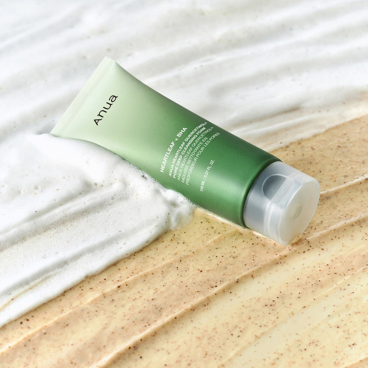 ANUA Heartleaf Quercetinol Pore Deep Cleansing Foam - calming and pore purifying 150ml