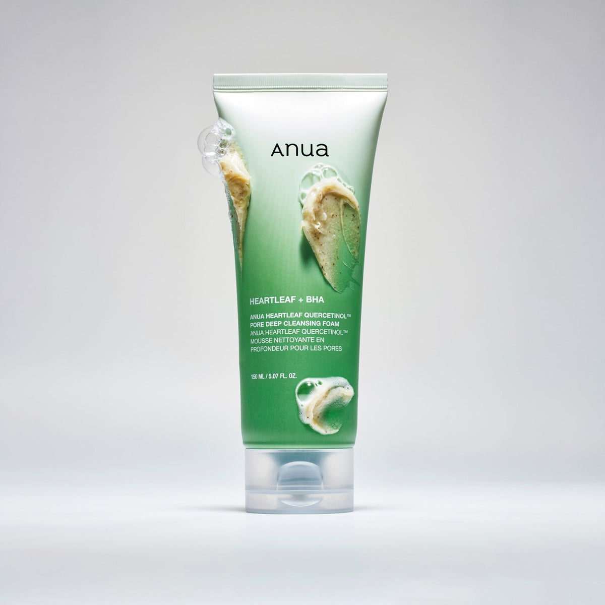 ANUA Heartleaf Quercetinol Pore Deep Cleansing Foam - calming and pore purifying 150ml