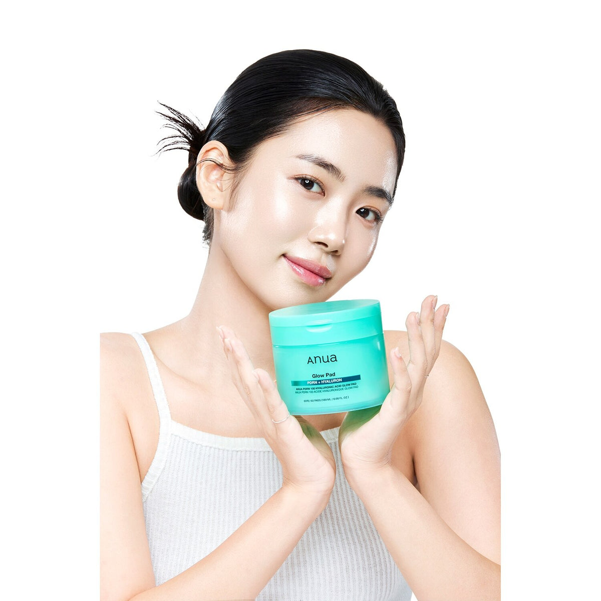 ANUA Pdrn 100 Hyaluronic Acid Glow Pad - improve hydration and skin radiance 180ml