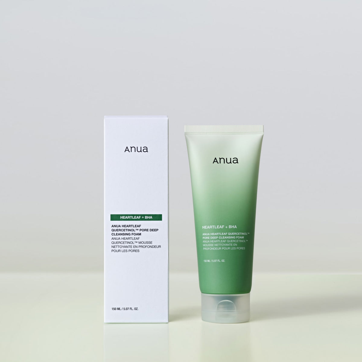 ANUA Heartleaf Quercetinol Pore Deep Cleansing Foam - calming and pore purifying 150ml