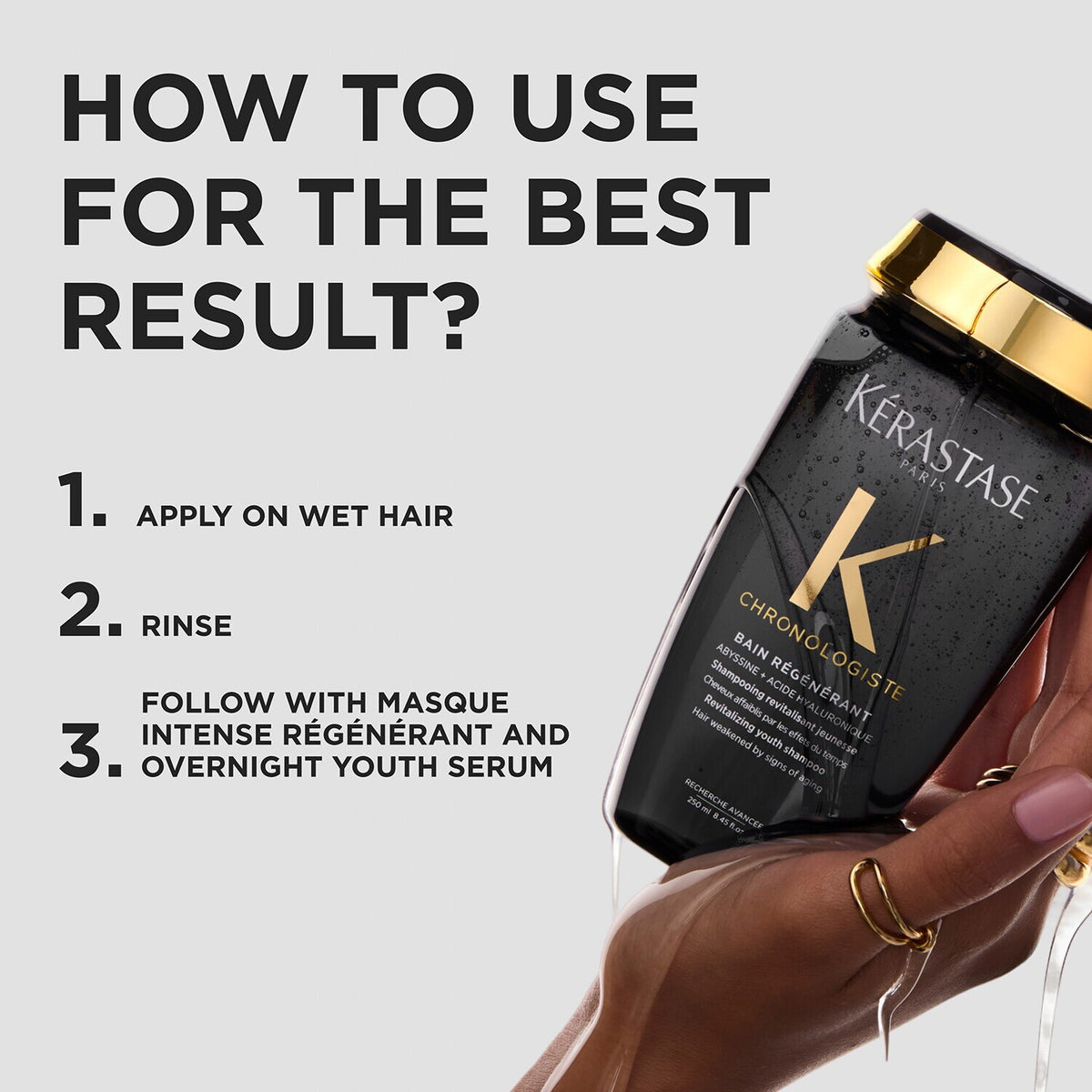 Kérastase Chronologiste Bain Régenerant, Youth Revitalising Shampoo 250ml